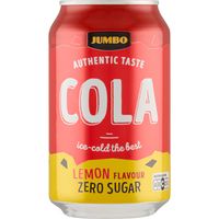 Jumbo Cola Lemon Flavour Zero Sugar - Blik 330ML