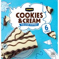 Jumbo Cookies & Cream 6 Stuks