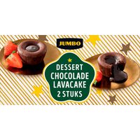 Jumbo Dessert Chocolade Lavacake 2 Stuks