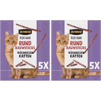 Jumbo Kauwsticks Rund 2 x 5 Stuks