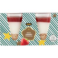 Jumbo Mousse Aardbei met Koekkruimels 2 x 60 g