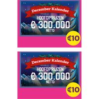 Kraslot December Kalender 10 euro: Het kado!