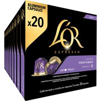 L'OR Espresso Lungo Profondo Gemalen Koffie 20 Stuks 104 g