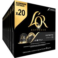 L'OR Espresso Ristretto Ground Coffee 20 Stuks 104 g