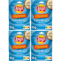 Lay's Dipsaus Paté Royal Romige Patésmaak 4 x 6 gr
