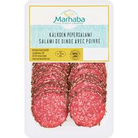 Marhaba Kalkoen Pepersalami 100 g