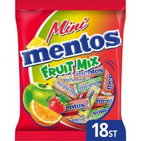 Mentos Mini Fruit Uitdeelzak 215g