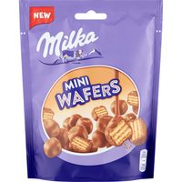 Milka Mini Wafers Chocolade Wafels 110g