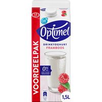 Optimel Drinkyoghurt Framboos 0% Vet 1. 5L