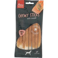 Pets Unlimited Chewy Sticks Zalm (small), 8 stuks