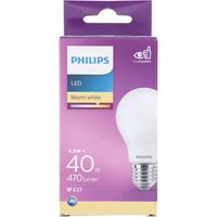 Philips LED Lamp Mat - 40 W - E27 - warmwit licht