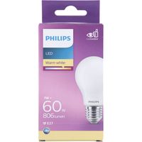 Philips LED Lamp Mat - 60 W - E27 - warmwit licht