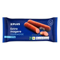 PLUS Rookworst mager 2x100 gr 1 ster