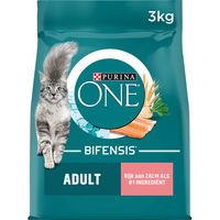 PURINA® ONE Adult Rijk aan Zalm kattenvoer 3 kg