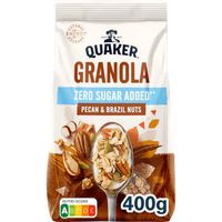 Quaker Cruesli Zero Sugar Added Granola Pecan & Paranoten 400g
