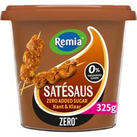 Remia Satésaus zero added sugar kant & klaar