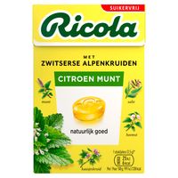 Ricola Lemon mint box (suikervrij)
