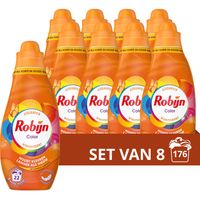 Robijn Klein & Krachtig Wasmiddel Kleur - 8 x 665ML