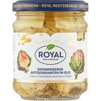 Royal Mediterranean Gemarineerde Artisjokharten in Olie 190 g