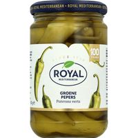 Royal Mediterranean Groene Pepers 290 g