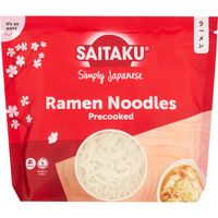 Saitaku Simply Japanese Ramen Noodles Precooked 2 x 150g