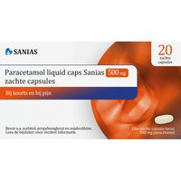 Sanias Paracetamol Liquid Caps 500mg