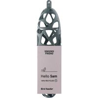 SingingFriend Sam vetbolfeeder houtlook