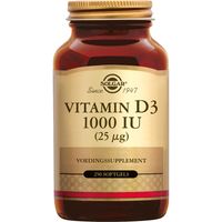 Solgar Vitamin D-3 1000 IU 25 mcg softgels