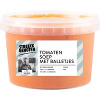Streeckgenoten Tomatensoep met balletjes