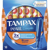 Tampax compak pearl super plus SP X18