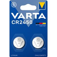 Varta Knoopcel CR2450 Lithium 2 Stuks