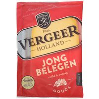 Vergeer Holland Kaas 48+ Plakken Gouda Jong belegen 200g