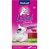 Vitakraft Liquid Snack rund & kattengras 6 st